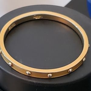 Gold tone Coach bracelet